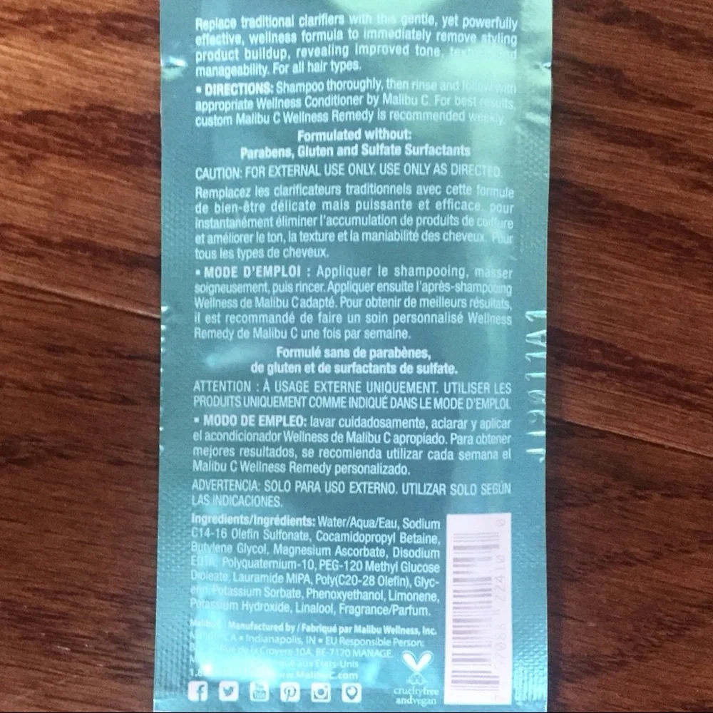 Malibu CPR and UnDoGoo Shampoo Packets and‎ Cap Bundle Color Stain Remover